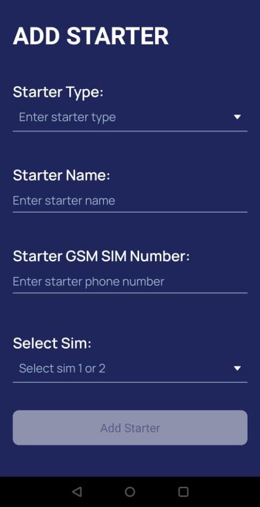 Managing Multiple Starters