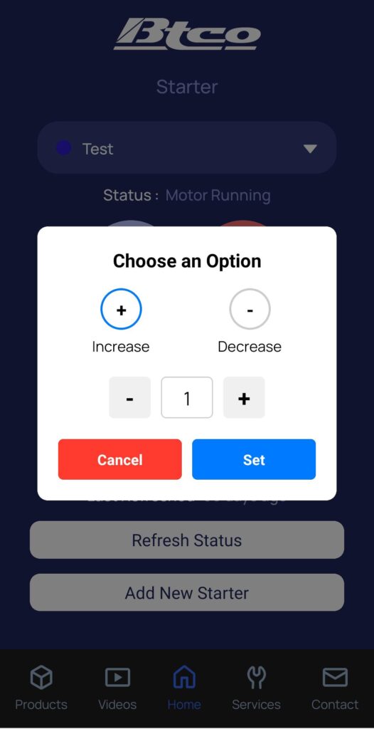 Adjusting Overload Settings