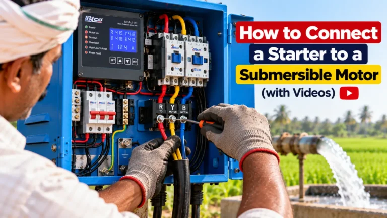How to Connect a Starter to a Submersible Motor (with Videos)