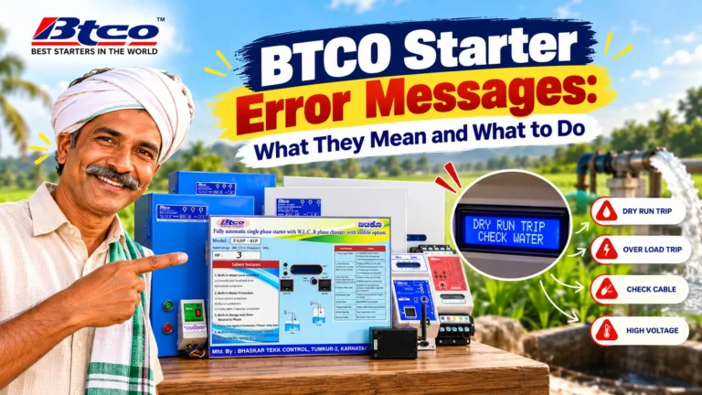 BTCO Starter Error Messages: What They Mean and What to Do